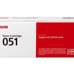 Canon 051 Toner Cartridge, Black (2168C001)