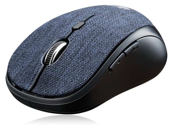 iMouse S80L - Wireless Fabric Optical Mini Mouse (Blue)