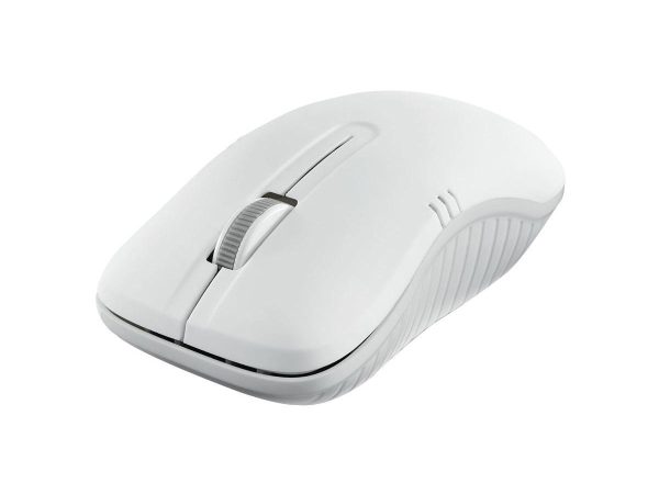 Wireless Notebook Optical Mouse, Commuter Series Matte White