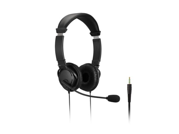 KENSINGTON HI-FI HEADPHONES W/ MIC AND VOLUME CTRL