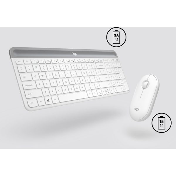 Logitech Slim Wireless Keyboard and Mouse Combo MK470 - Image 5