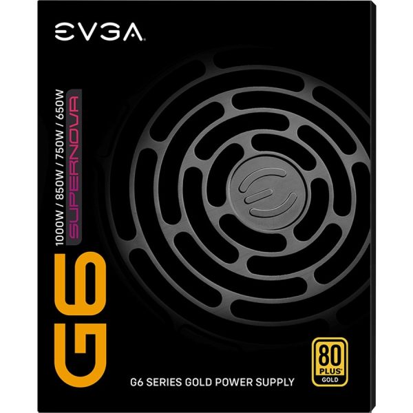 EVGA SuperNOVA 650 G6, 80 Plus Gold 650W, Fully Modular, Eco Mode with FDB Fan, Compact 140mm Size, Power Supply 220-G6-0650-X1 - Image 2