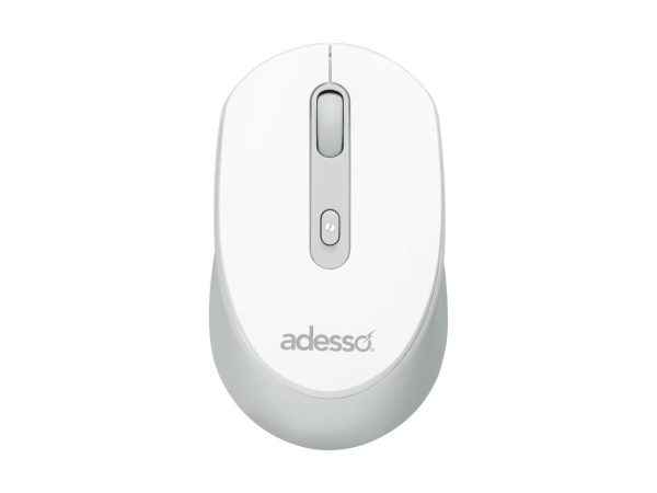 ADESSO WIRELESS MOUSE WITH AI COPILOT SHORTCUT BUTTON (WHITE)