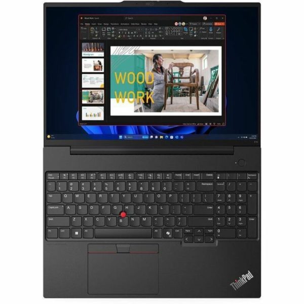 Lenovo ThinkPad E16 Gen 2 21M5000HUS 16" Notebook - WUXGA - AMD Ryzen 5 7535U - 8 GB - 256 GB SSD - English Keyboard - Black - 1920 x 1200 - Windows 11 Pro - Image 6