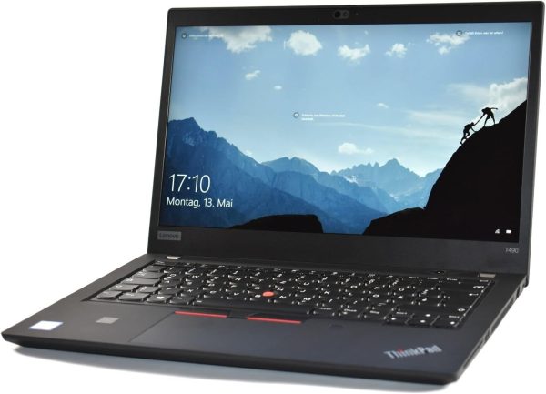 Lenovo Thinkpad T490 Laptop 14" FHD (1920x1080), Core i7-8565U, 16GB DDR4 RAM, 512GB SSD, HDMI, Thunderbolt, WiFi, Bluetooth Windows 11 Pro (Renewed)