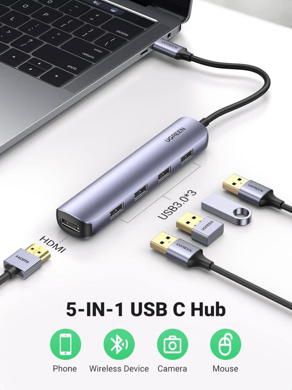 USB-C Hub - 1x HDMI, 4x USB-A - Image 4