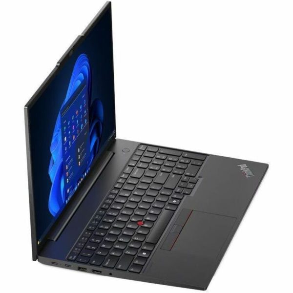 Lenovo ThinkPad E16 Gen 2 21M5000HUS 16" Notebook - WUXGA - AMD Ryzen 5 7535U - 8 GB - 256 GB SSD - English Keyboard - Black - 1920 x 1200 - Windows 11 Pro - Image 5