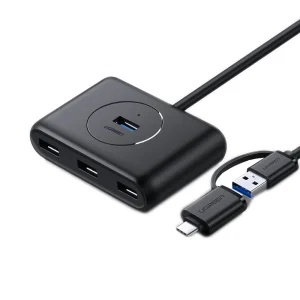 USB Hub With USB-C Adapter - 4x USB-A