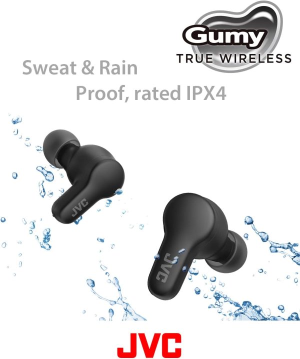 JVC New Gummy True Wireless Earbuds Headphones HA-A7T2-B - Image 3
