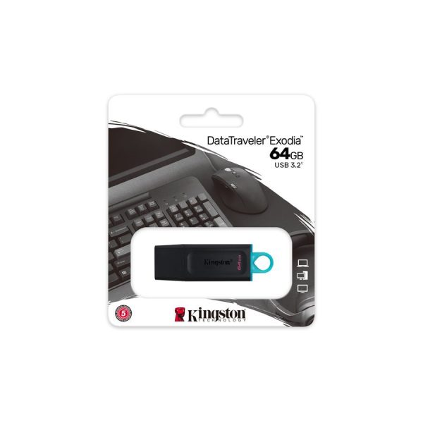 Kingston 64GB 3.2 USB DataTraveler Exodia - Image 2