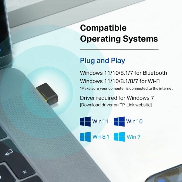 TP-Link Archer T2UB Nano - AC600 Nano Dual Band Wi-Fi Bluetooth 4.2 USB Adapter - Image 6