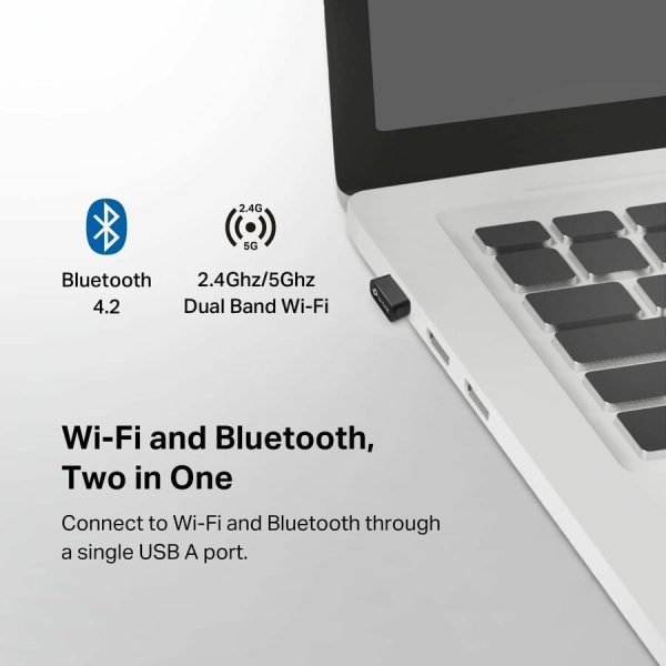 TP-Link Archer T2UB Nano - AC600 Nano Dual Band Wi-Fi Bluetooth 4.2 USB Adapter - Image 4