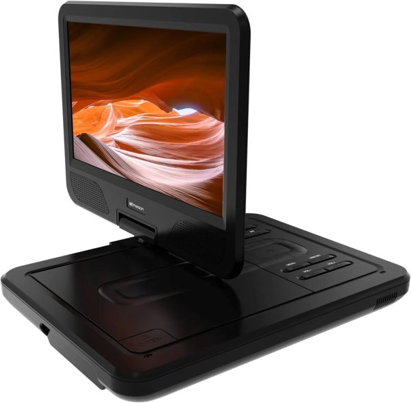 Emerson EPD-1001 Portable 10" DVD Player with Built-in Speaker, Swivel Screen