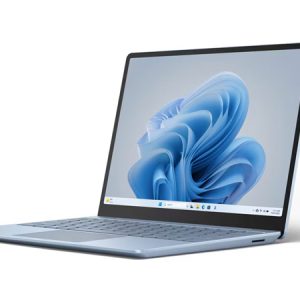 Refurbished (Excellent) Microsoft Surface Laptop Go 3 – Intel Core i5-1235U, 8GB LPDDR5, 256GB SSD, Windows 11 Home, 12.4" Touchscreen – Ice Blue
