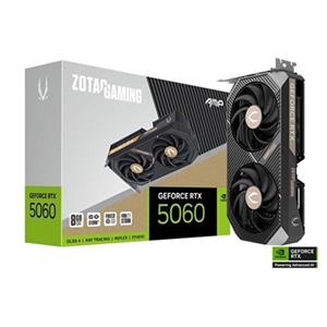 ZOTAC Gaming GeForce RTX 5060 AMP DLSS 4 8GB GDDR7 128-bit 28 Gbps PCIE 5.0 Gaming Graphics Card
