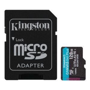 Kingston Canvas Go! Plus 128 GB Class 10/UHS-I (U3) V30 microSDXC