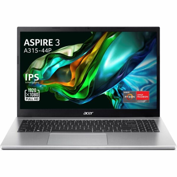 Acer Aspire 3 15 A315-44P A315-44P-R2CQ 15.6" Notebook - Full HD - AMD Ryzen 7 5700U - 16 GB - 512 GB SSD - English, French Keyboard - Silver AMD Chip - 1920 x 1080 - Windows 11 Home - Image 2