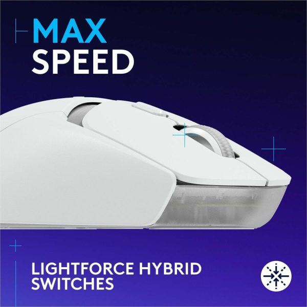 Logitech G309 LIGHTSPEED Wireless Lightweight Gaming Mouse - White - Image 2