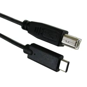 USB C Male to B Male, 3ft Printer Cable