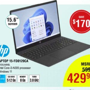 Hp Laptop 15-fd0120ca Canada