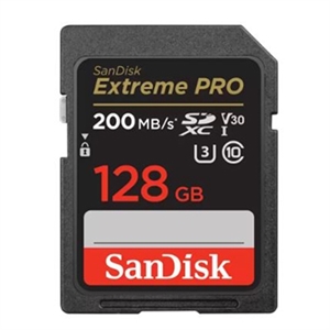 SanDisk Extreme PRO 128 GB Class 10/UHS-I (U3) V30 SDXC