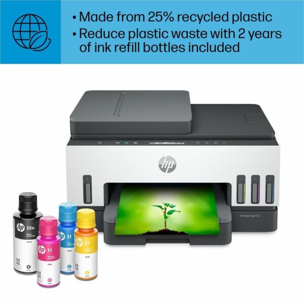 HP Smart Tank 7301 All-in-One Printer-Multifunction printer-color-ink-jet-refillable - Image 6
