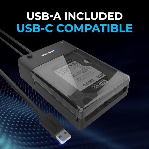 Hard Drive Docking Station, SSD HDD 2.5" 3.5" inch SATA case Dock - Image 3