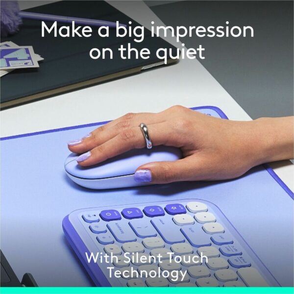 Logitech POP Mouse, Compact and Portable Wireless Bluetooth Mouse - Image 3