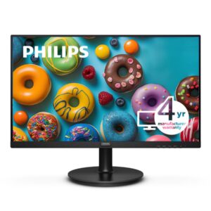 Philips 241V8LBS - 24 inch Monitor, LED, FHD, HDMI, VGA, 4 Year Manufacturer Warranty - 24"