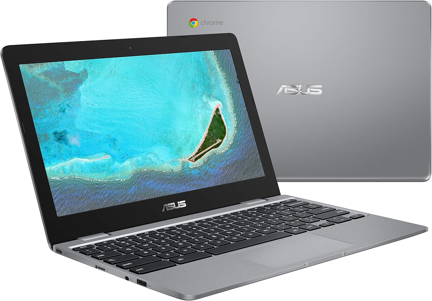 USED Asus Chromebook C223 11.6" HD Intel Dual-Core Celeron N3350 Processor, 4GB RAM, 32GB eMMC, Chrome OS 60 Day Warranty