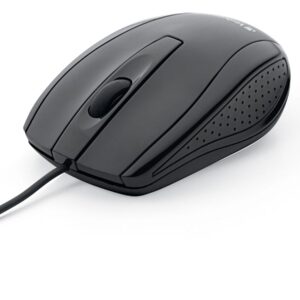 Bravo Wired Notebook Optical Mouse - Black