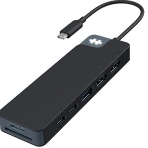 ARGUS HyperDrive FLEX 9 Port USB-C HUB (2 HDMI,3 USB-C,1 USB-A,SD,MicroSD,3.5mm) 5Gbps