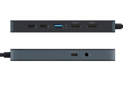ARGUS HyperDrive FLEX 9 Port USB-C HUB (2 HDMI,3 USB-C,1 USB-A,SD,MicroSD,3.5mm) 5Gbps
