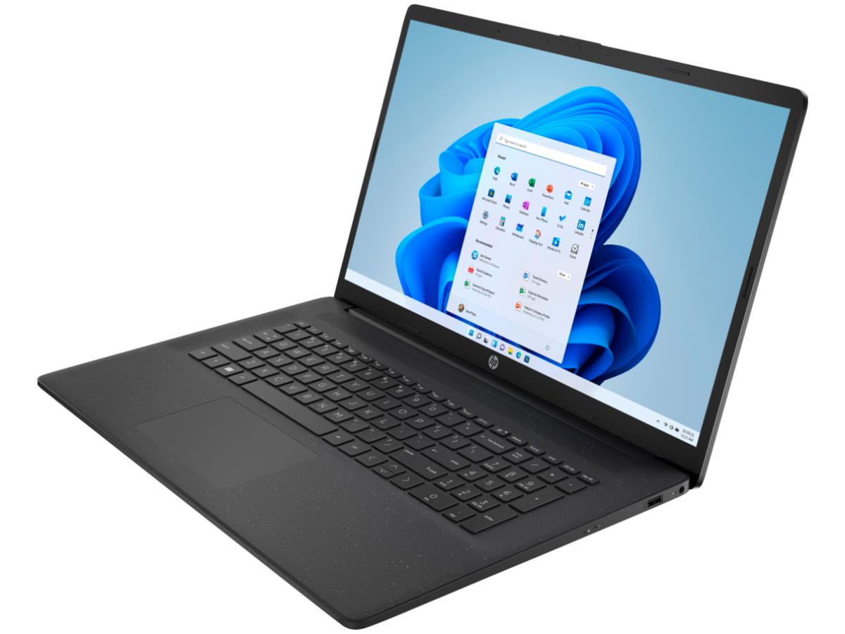 HP 17-cn3030ca Core i3-N305 - Jet Black - 17.3in FHD - 8GB - 256GB NVMe - Webcam - WiFi 6 - AX 2x2 + BT 5.4 - Windows 11 Home - 1 Year - Image 2