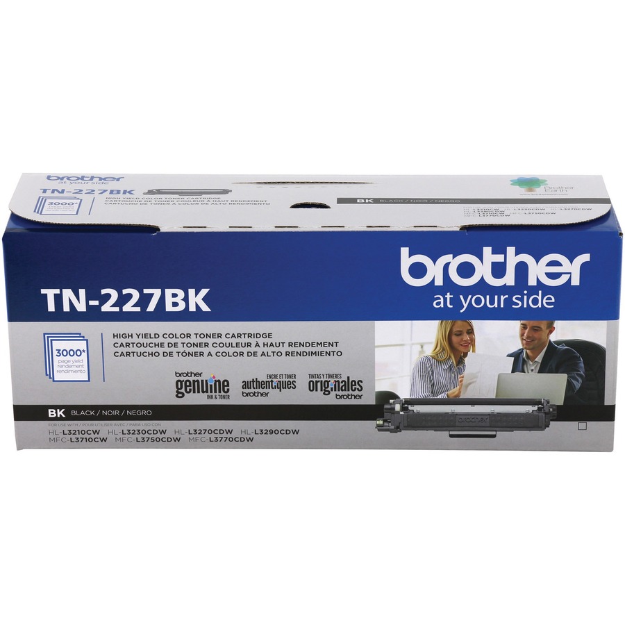 Brother TN-227BK Original High Yield Laser Toner Cartridge - Black