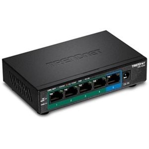 TRENDnet 5 Ports - Gigabit Ethernet - 10/100/1000Base-T - 2 Layer Supported PoE+ Switch