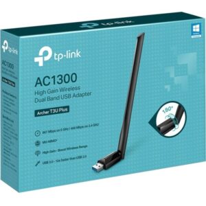 TP-Link USB WiFi Adapter for Desktop PC (Archer T3U Plus) - AC1300Mbps