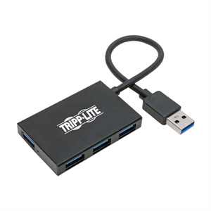 Tripp Lite 4-Port USB 3.0 Hub, Portable USB / Charging and Data