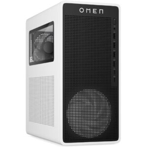 OMEN TG03-0000a TG03-0019 Gaming Desktop Computer - AMD Ryzen 7 8700F - 32 GB - 1 TB SSD - Snow White Metal - AMD B650 Chip - Windows 11 Home - NVIDIA GeForce RTX 5060 Ti 16 GB GDDR7