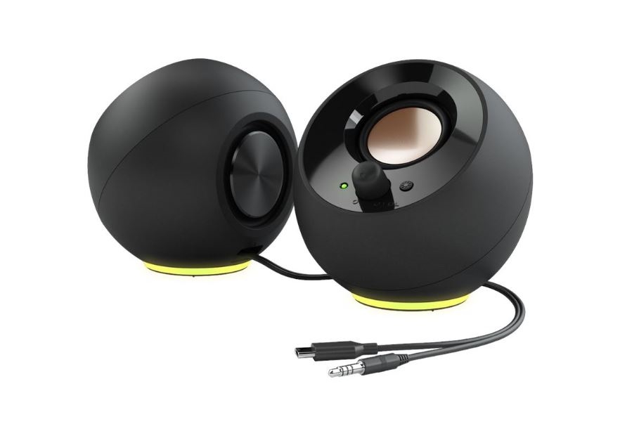 CREATIVE Pebble SE 2.0 USB-C Powered PC Speakers with RGB Lighting, Black - Image 2