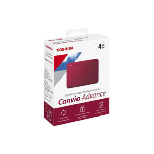 Toshiba HD HDTCA40XR3CA 4TB USB 3.0 Canvio Advance Portable HD Red