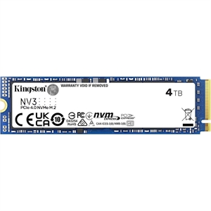 Kingston NV3 4 TB Solid State Drive - M.2 2280 Internal - PCI Express NVMe