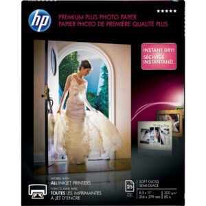 HP PREM PLUS 8.5X11 SG 25 SHEET PHOTO PAPER