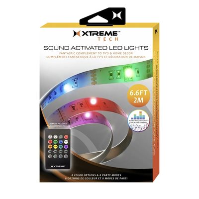 Xtreme - Sound Activated Multi-Color LED Strip – 6ft - Image 3