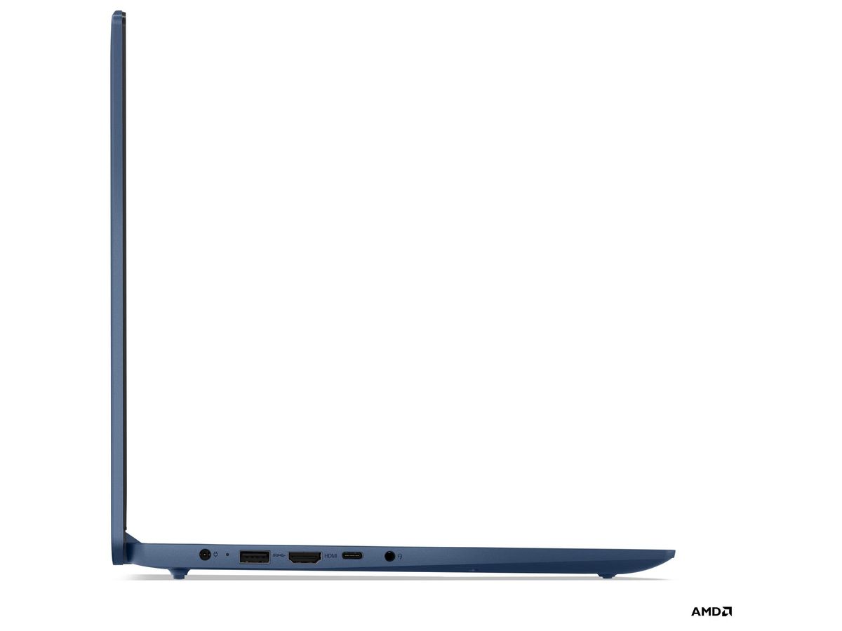 Lenovo IdeaPad Slim 3 15AMN8 82XQ00G1CC 15.6" Notebook - Full HD - AMD Ryzen 3 7320U - 8 GB - 512 GB SSD - English Keyboard - Abyss Blue - AMD Chip - 1920 x 1080 - Windows 11 Home - Image 2