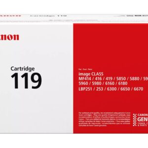 Canon 119 Black Toner Cartridge (3479B001)