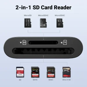 USB-C 3.1 Card Reader For TF/SD - Black