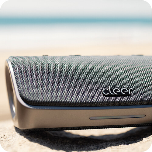 Cleer Scene Portable Water-Resistant Wireless Speaker (Gray) - Image 3