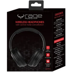 Rage Audio Bluetooth Over-the-Ear Headphones with Microphone RAH972