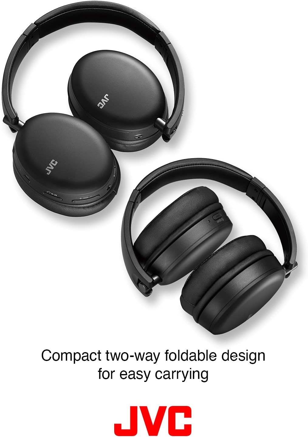 JVC Noise Cancelling Wireless Headphones, Bluetooth - Image 3